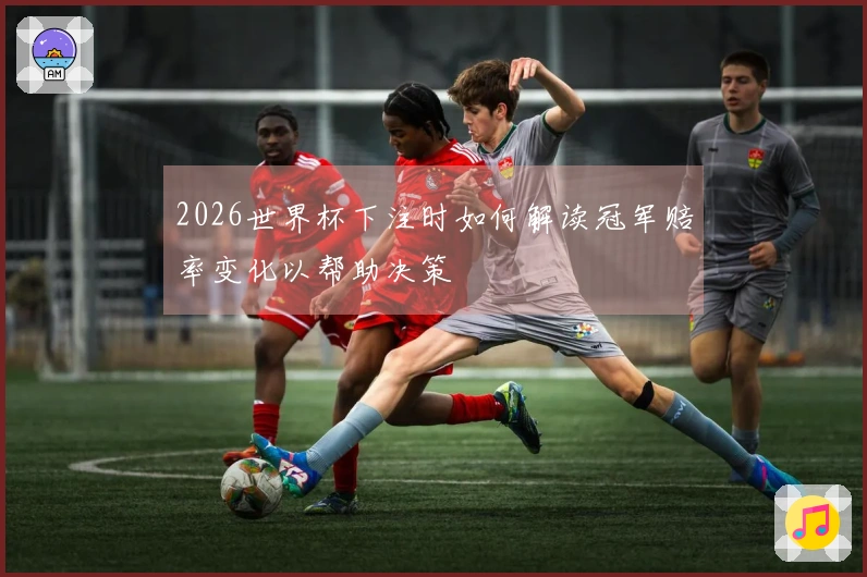 2026世界杯下注时如何解读冠军赔率变化以帮助决策