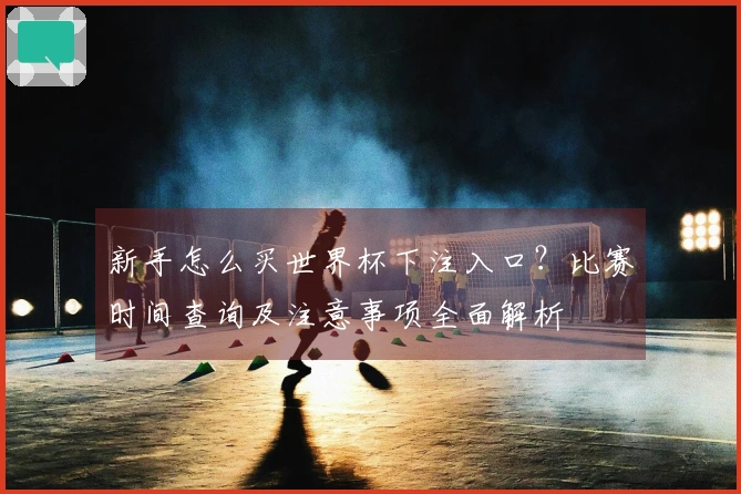 新手怎么买世界杯下注入口？比赛时间查询及注意事项全面解析